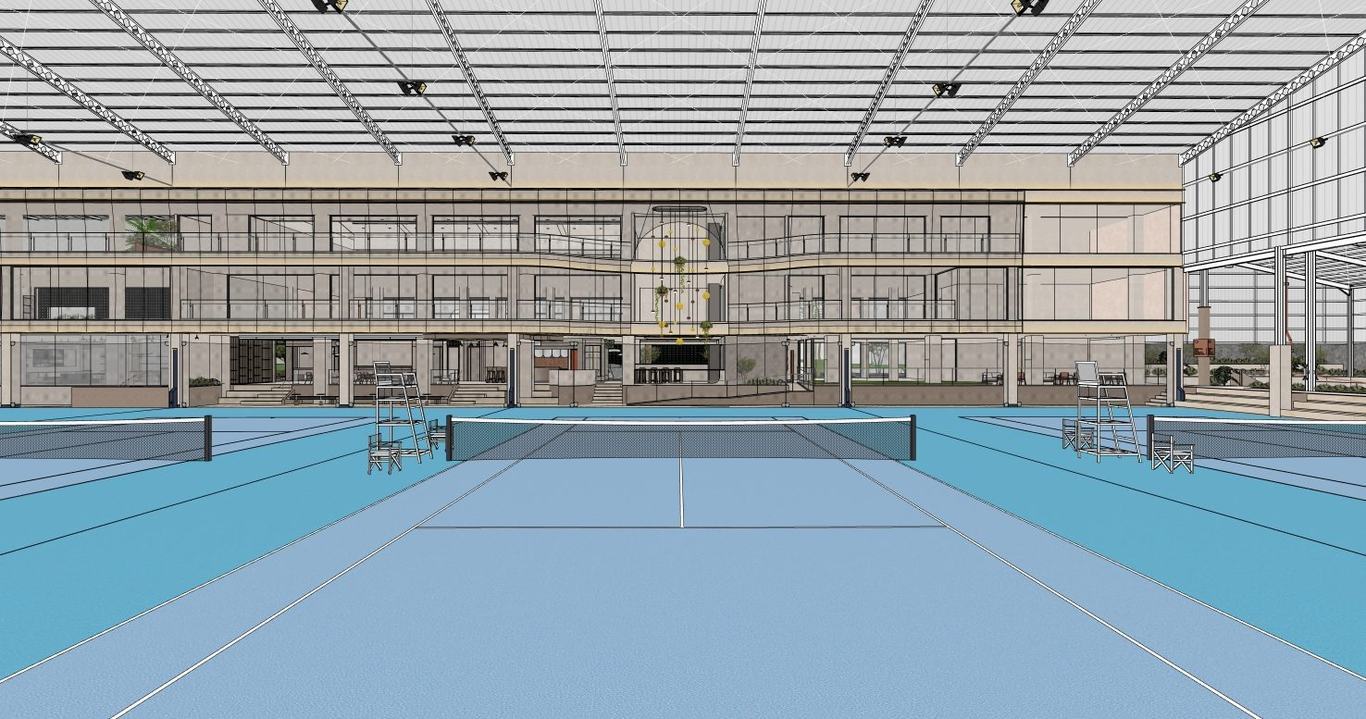 Courts under the roof