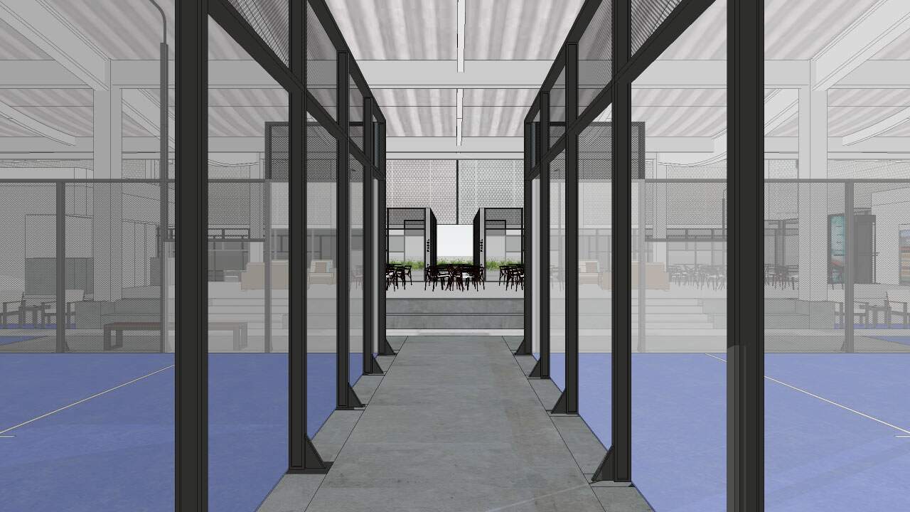 GBK Padel Court interior