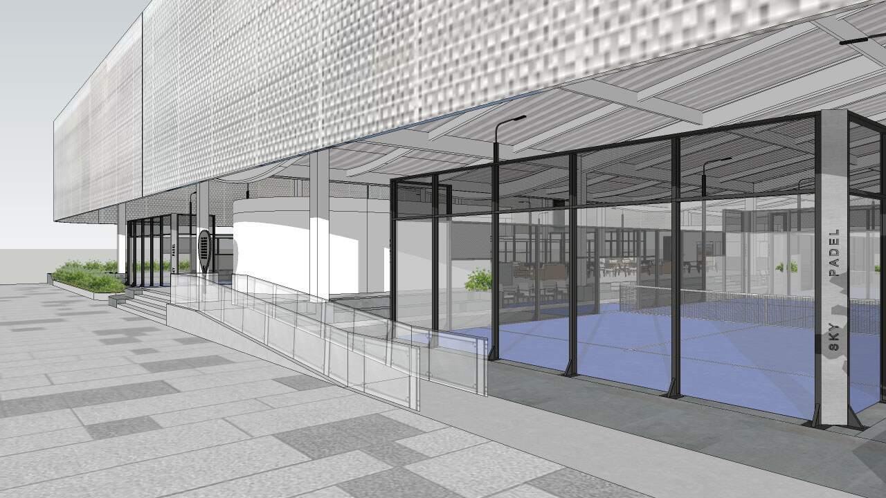 GBK Padel Court walkway