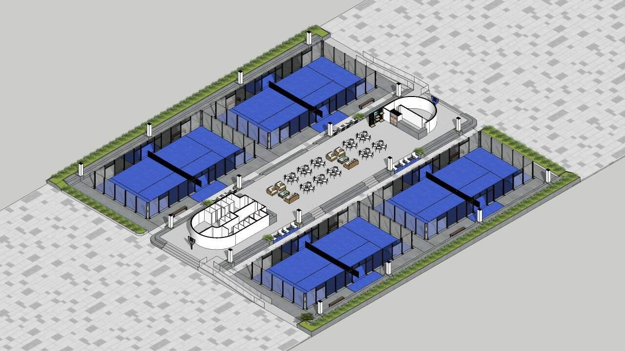 GBK Padel Court plan study