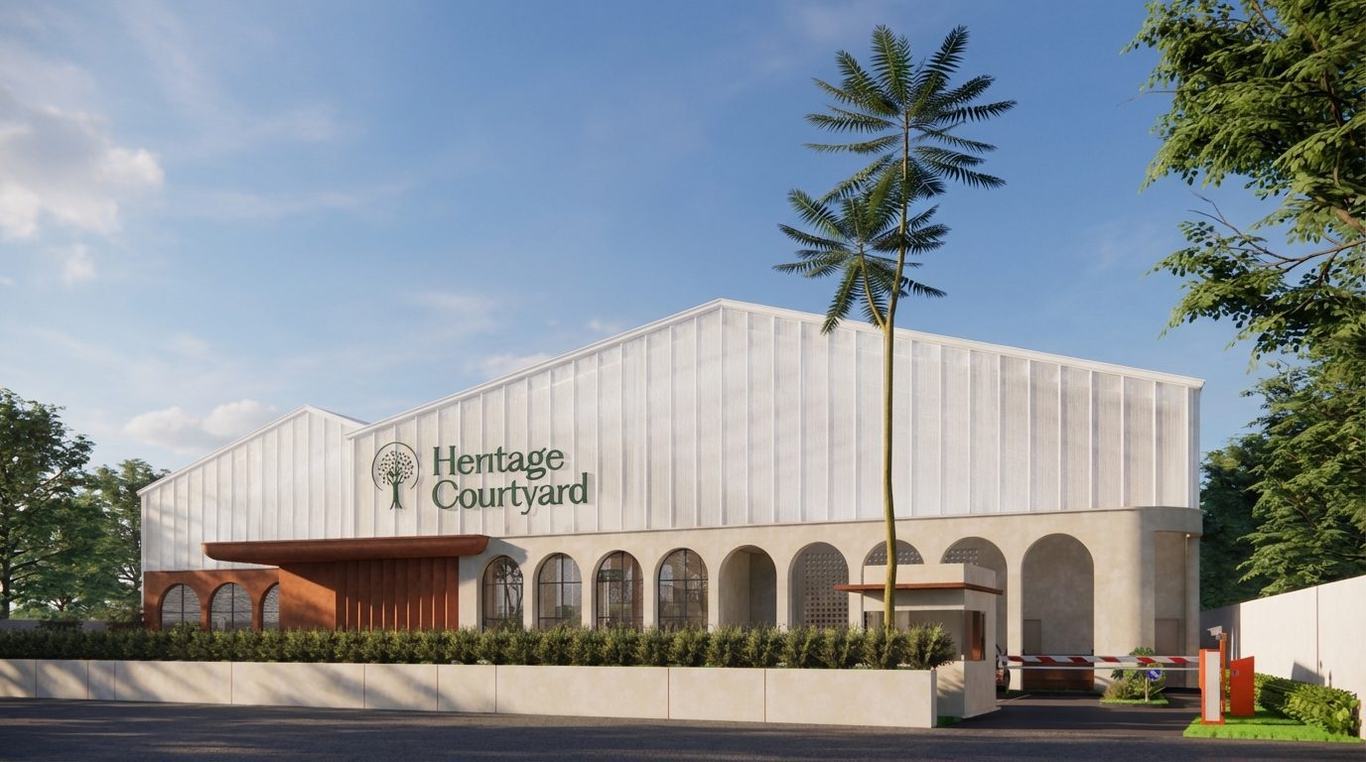 Heritage Courtyard, padel club by PJD Architects