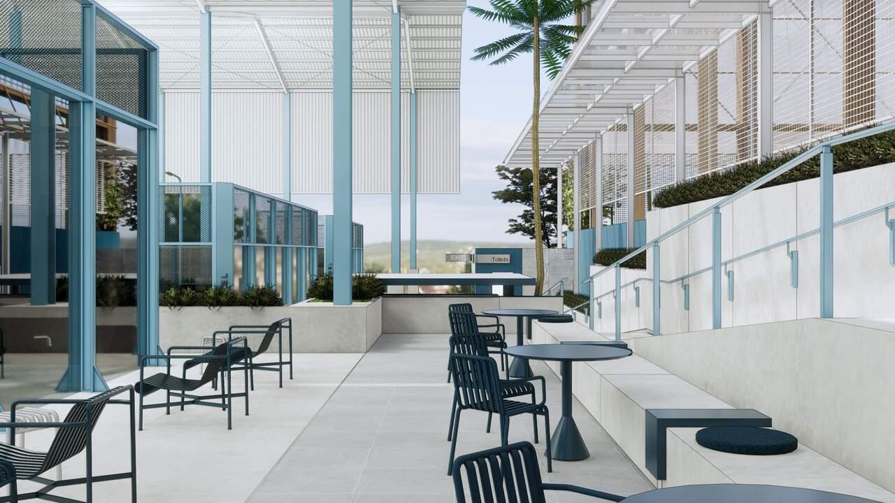 The ServeClub Cilandak terrace